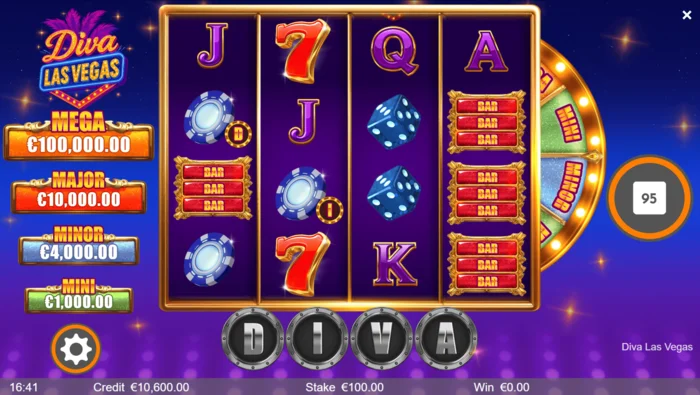 Diva Las Vegas - მთავარი ეკრანი 4x4 ბარაბნებით